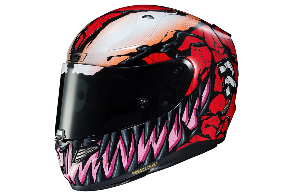 casco para moto marvel Carnage helmet 9 Casco para moto Marvel HJC Helmets