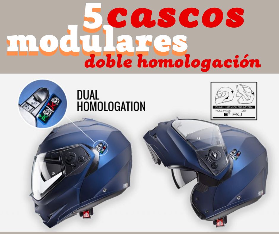 5 cascos modulares homologacion pj
