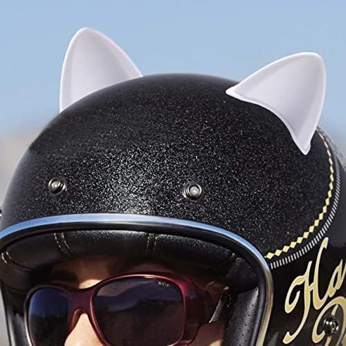 1687699259 5191IgwvErL. AC thoran Cascos de moto Orejas de gato - Cascos de bicicleta para niños Orejas de gato | Accesorios autoadhesivos para motocicleta Cubierta universal para casco Gancho adhesivo para motocicleta