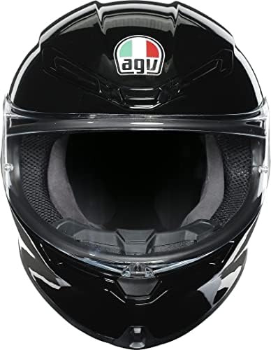 415nnqsc QL. AC AGV ECE Solid MPLK casco de moto, unisex-adulto, negro, XS