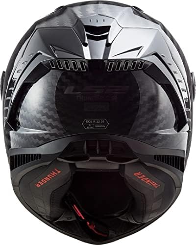 LS2, casco integral de moto Thunder gloss carbon, L