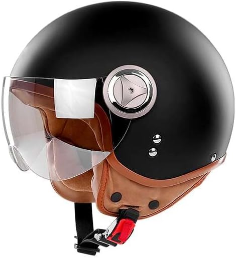 Casco de moto BOSERMEM para hombre y mujer, casco para ciclomotor con viseras.La cabeza anticolisión protege la seguridad vial de los usuarios